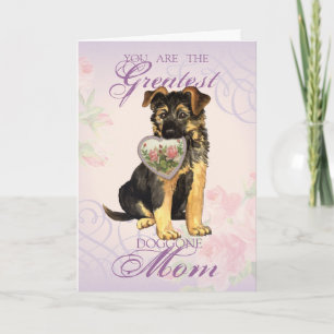 GSD Heart Mom Card