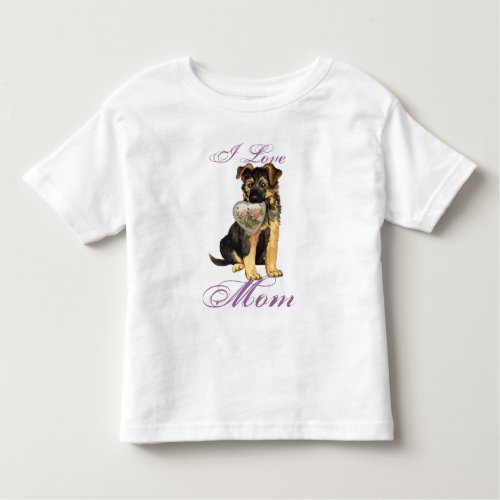 GSD Heart Mom Toddler T_shirt