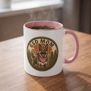 GSD Mom Coffee Mug German Shepherd Mom Gift