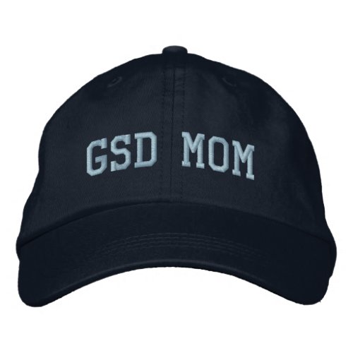 GSD Mom German Shepherd Dog Mom Athletic Embroidered Baseball Cap