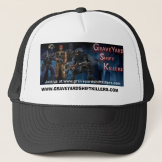 gsklogo, WWW.GRAVEYARDSHIFTKILLERS.COM Trucker Hat