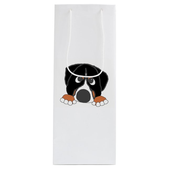 gsmd peeking wine gift bag (Front)