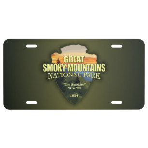 GSMNP (arrowhead) License Plate