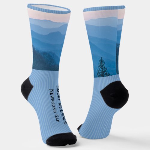 GSMNP Newfound Gap Sunrise Photography Socks