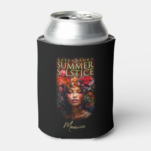 GSO Summer Solstice 23 Black Souvenir with Name Can Cooler