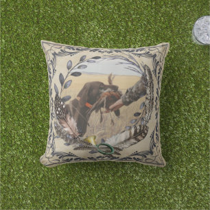 GSP,  A hunter's partner in the field  Outdoor Pillow
