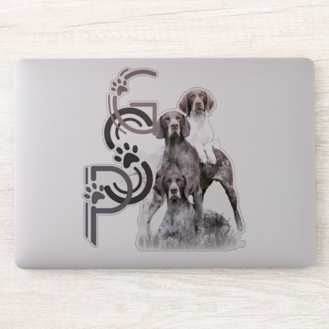 (GSP) Deutsch Kurzhaar Sticker (Computer)