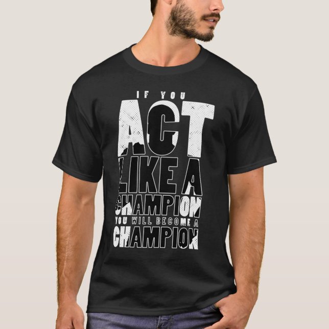 GSP Georges St-Pierre - Champion Quote T-Shirt (Front)