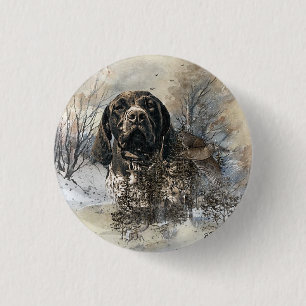GSP, German Shorthaired Pointer Button