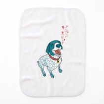 GSP Heart Baby Burp Cloth GSP Heart Baby Burp Cloth