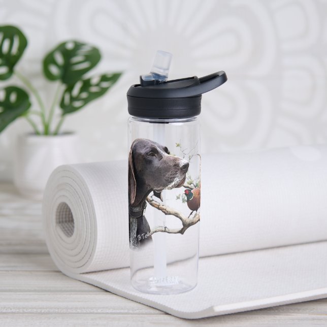 GSP Hunting Art – Precision, Passion, and Pheasant Water Bottle (Yoga)