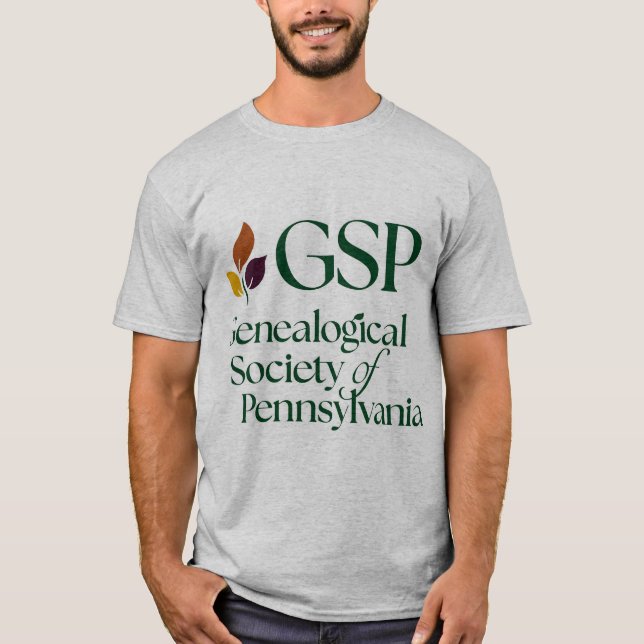 GSP Men's short-sleeve t-shirt large logo (Front)