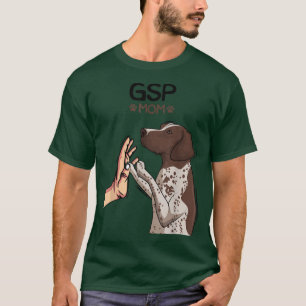 GSP Mom German Shorthaired Pointer Dog Girls Women T-Shirt