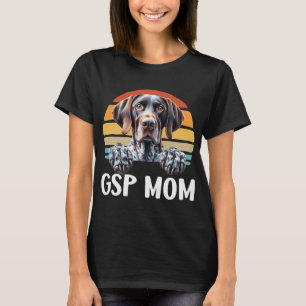 GSP Mom German Shorthaired Pointer for Women Hunt T-Shirt
