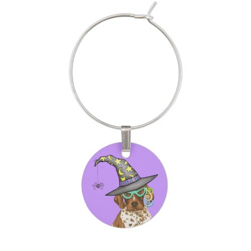 GSP Witch Wine Charm