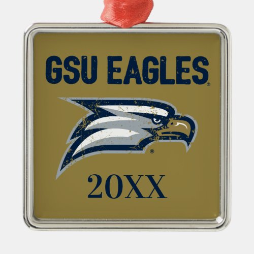 GSU Eagles Metal Ornament