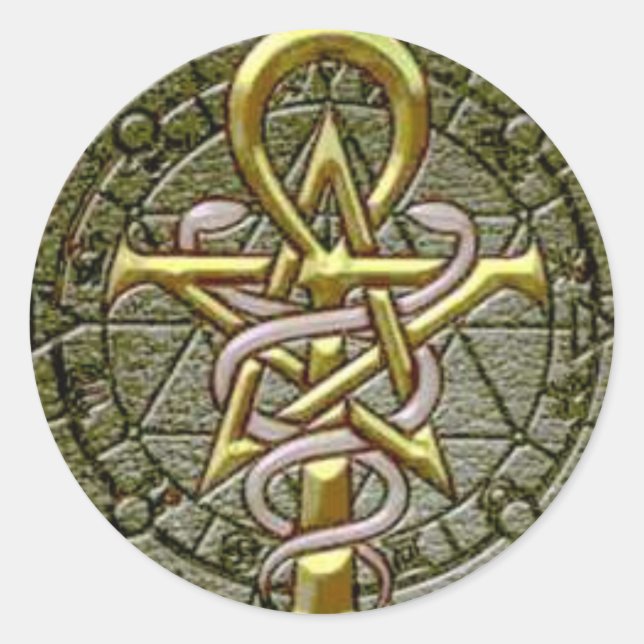 GSW Round Logo Stickers (Front)