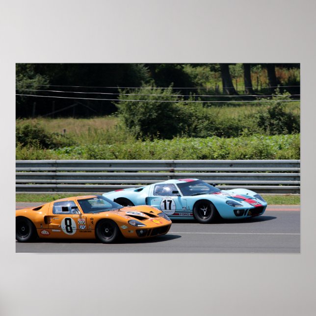 GT40 MK1 Le Mans Classic Poster (Front)