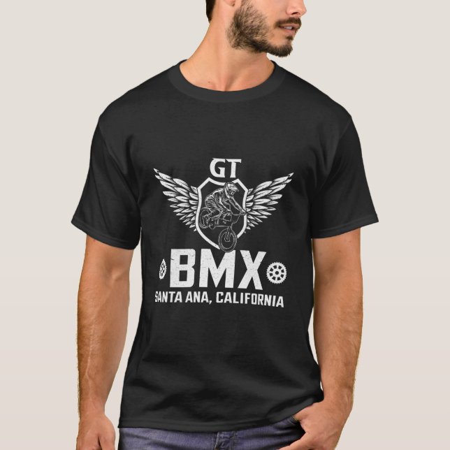 Gt Bmx Santa Ana California T-Shirt (Front)