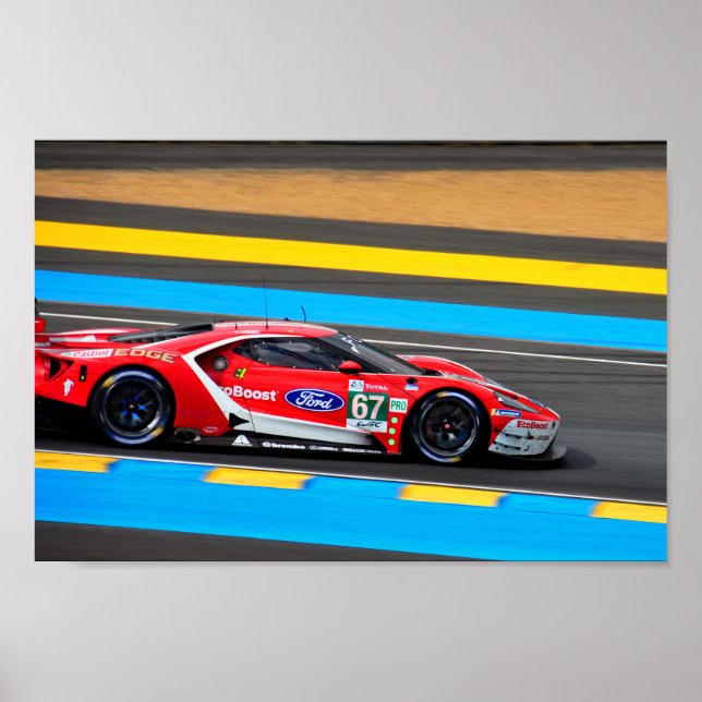 GT no67 24 Hours of Le Mans 2019 Poster (Front)