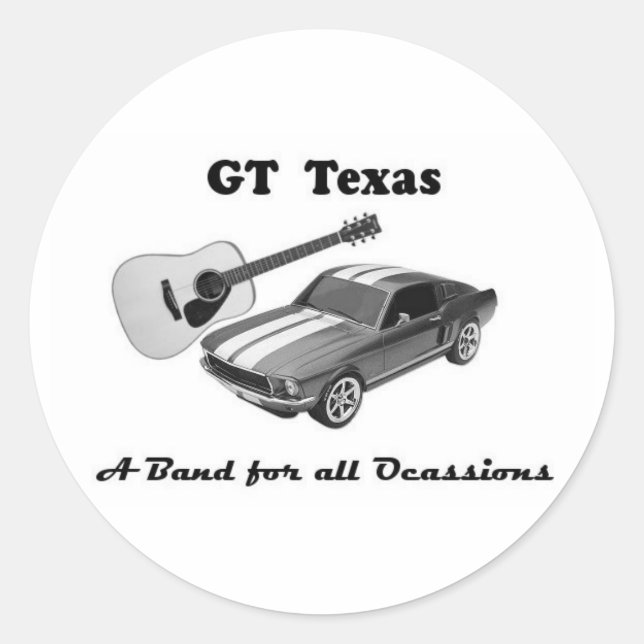 GT Texas Stickers (Front)