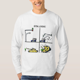 GTA Logic Meme Outfit | Funny Gamer Gear T-Shirt