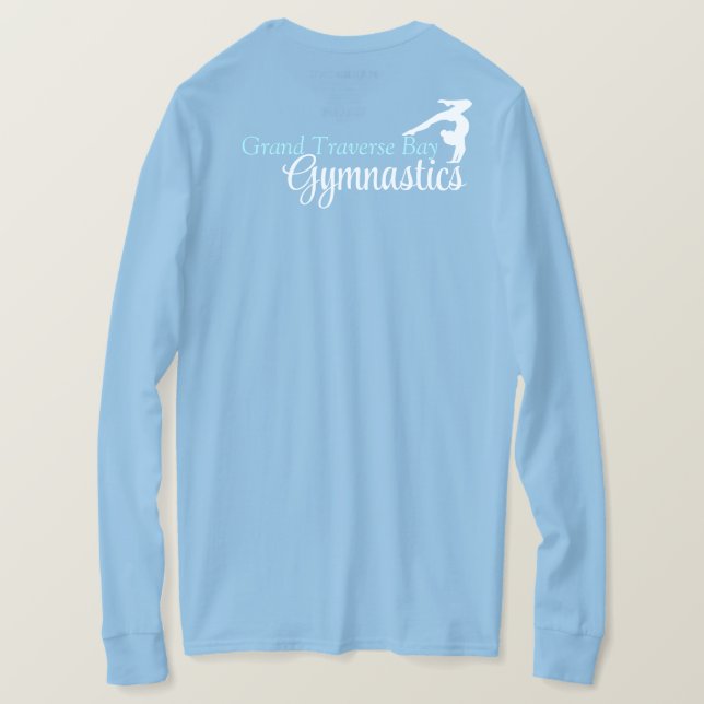 GTbay Gymnastics Crewneck *Dark Design* T-Shirt (Design Back)