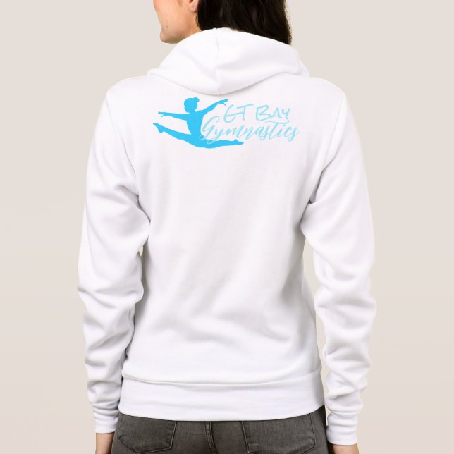 GTbay Gymnastics *dark* Hoodie (Back)