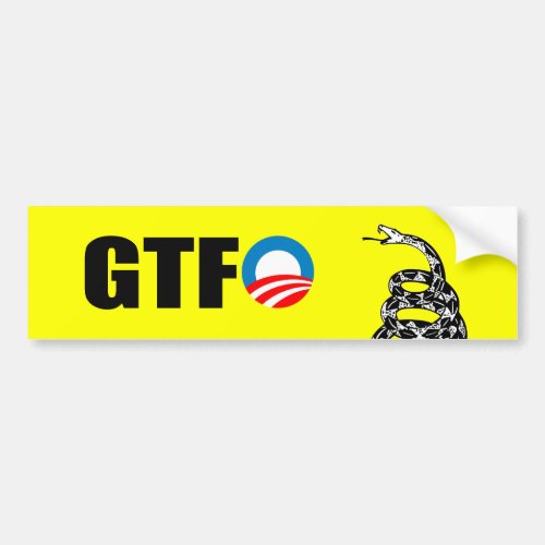 GTFO BUMPER STICKER