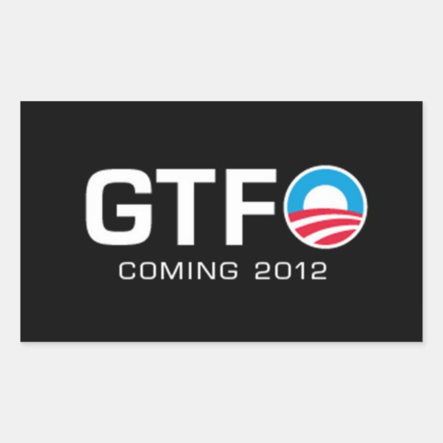 GTFO - Coming 2012 Rectangular Sticker (Front)