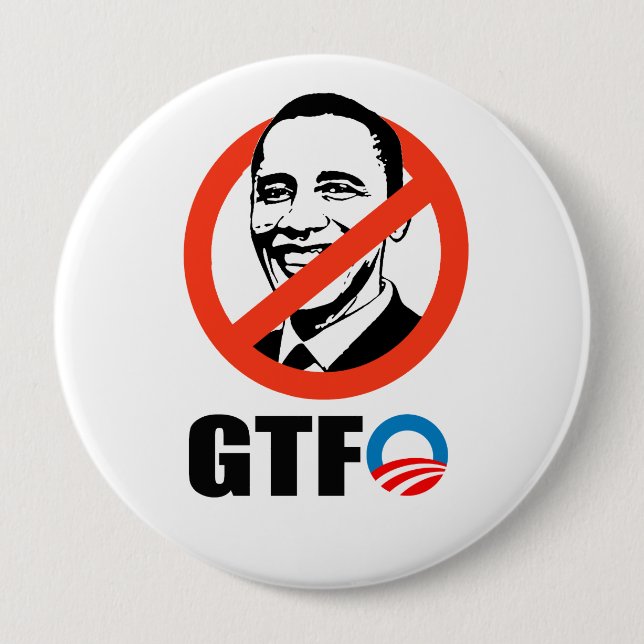 GTFO PINBACK BUTTON (Front)