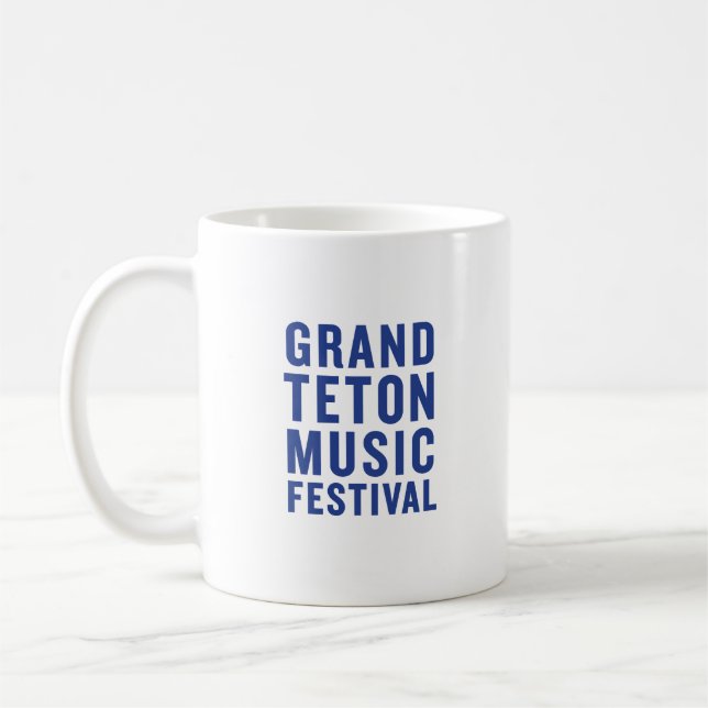 GTMF Blue Logo Coffee Mug (Left)