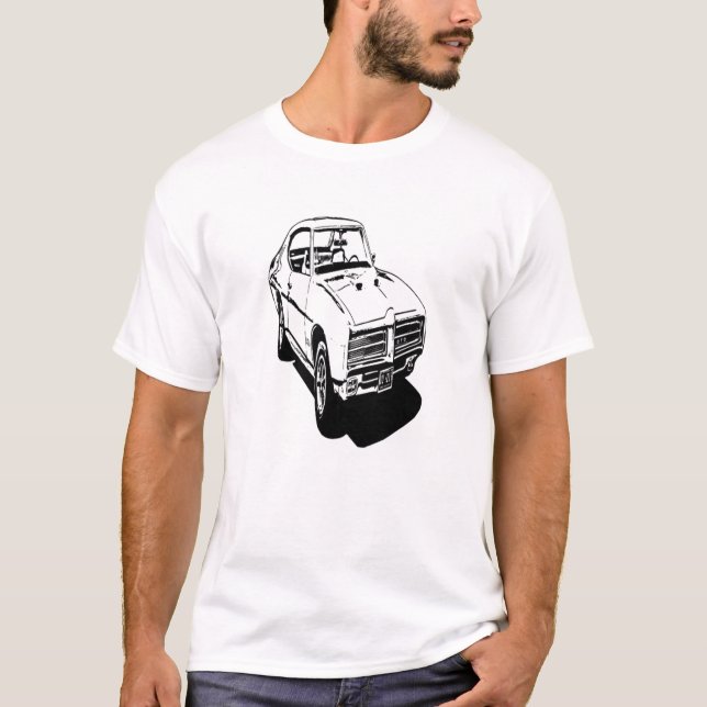 GTO 1969 Goat Pontiac GTO Muscle Car T-Shirt (Front)