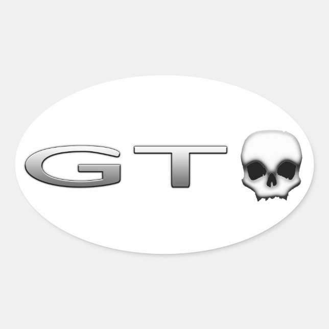 GTO OVAL STICKER (Front)