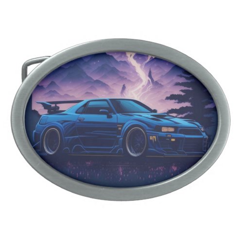 GTR Skyline Car Mancave Gift for Him Cool Belt Buckle