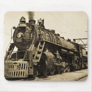 GTW Steam Engine #6335 Train #17 Mouse Pad