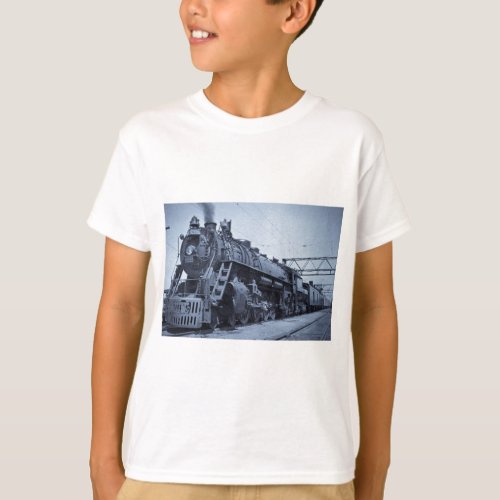 GTW Steam Engine 6335 Train 17 T_Shirt