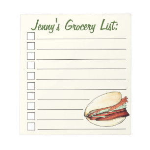 Gua Bao Pork Belly Bun Chinese Taiwanese Food Notepad