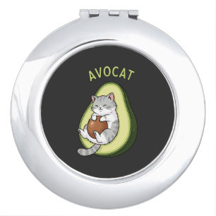 Guac Meow Mode Compact Mirror
