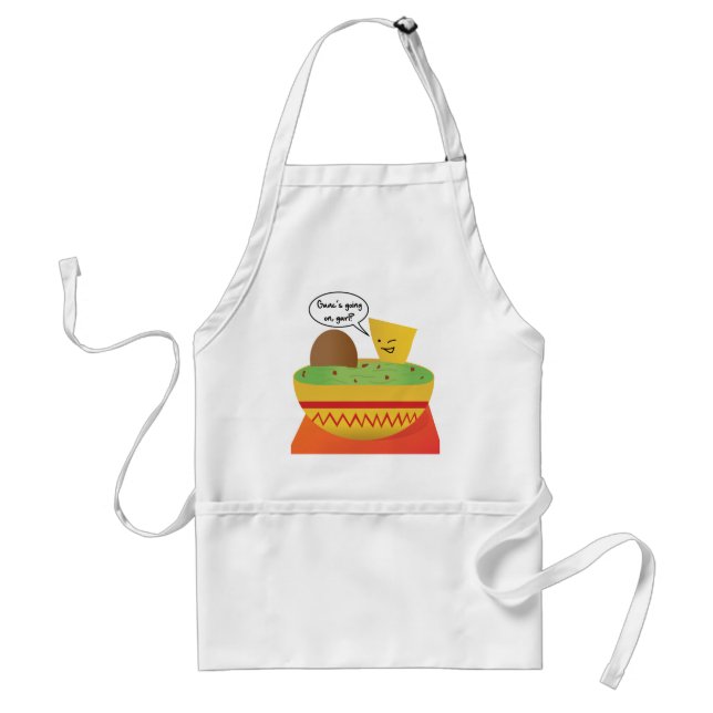 Guac Party Adult Apron (Front)