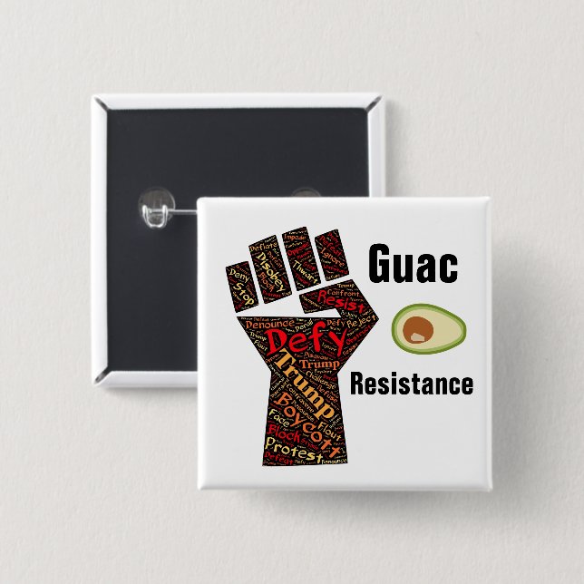 Guac Resistance Button (Front & Back)