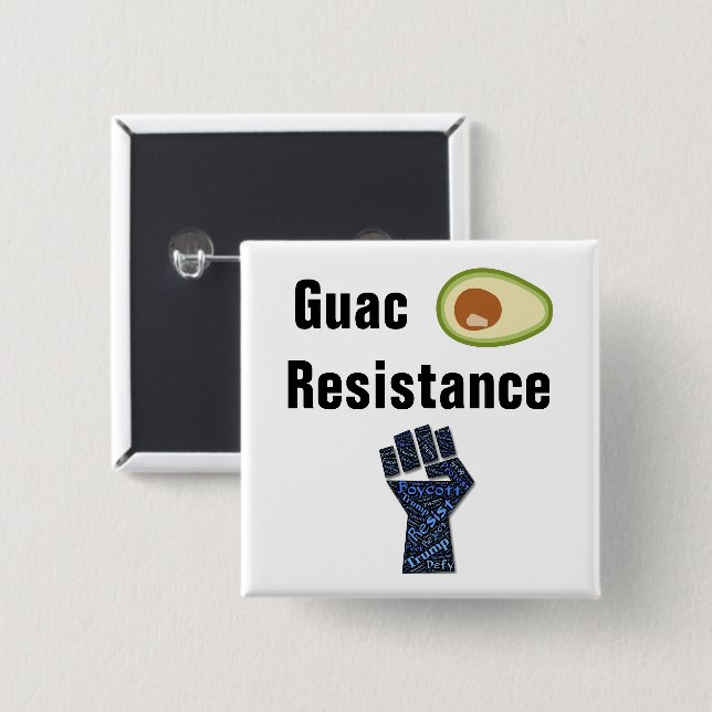 Guac Resistance Button (Front & Back)