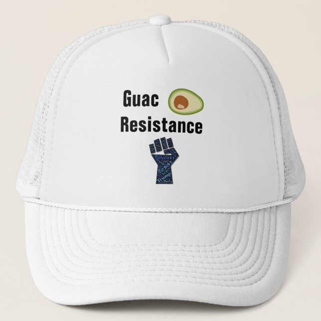 Guac Resistance Trucker Hat (Front)