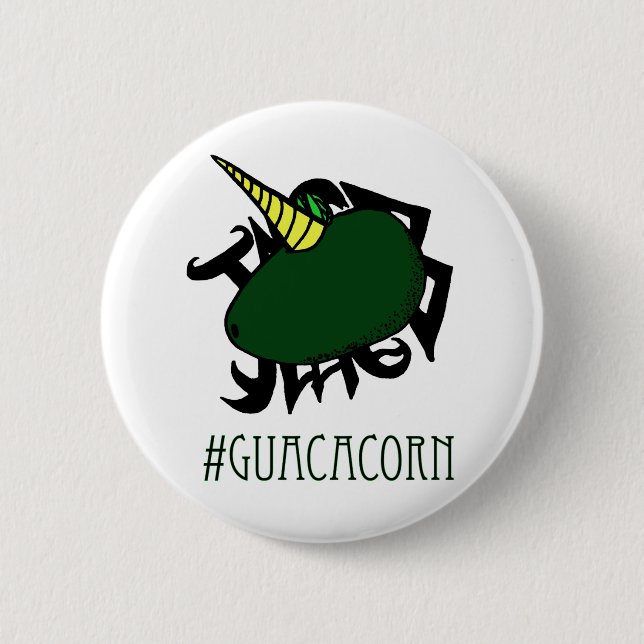 #Guacacorn Button (Front)