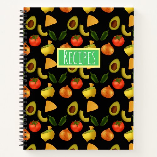 Guacamole And Tortilla Chips Notebook