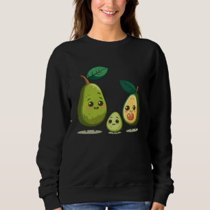 Guacamole Mom Avocado  Vegetarian Vegan Mothers Da Sweatshirt