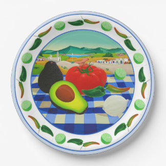 Guacamole Paper Plates
