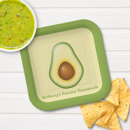 Guacamole Paper Plates