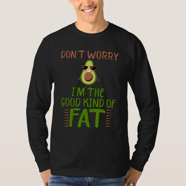 Guacamole Vegan Good Fat Avocado  Keto T-Shirt (Front)