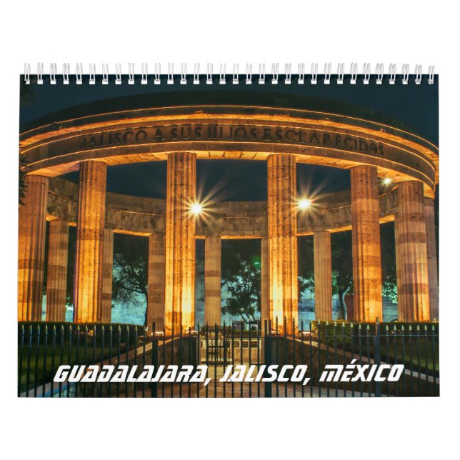 Guadalajara, Jalisco, México Calendar (Cover)